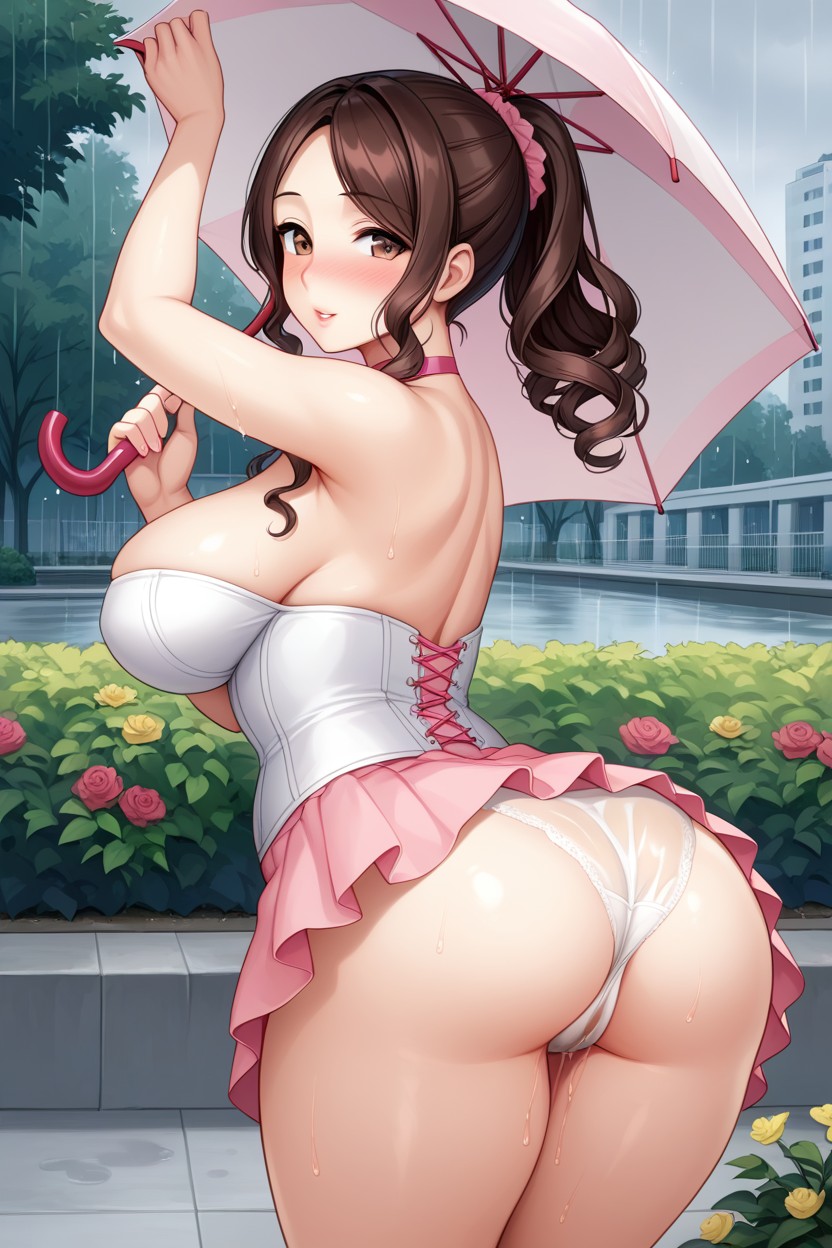Face Detail, Side View, Perfect Waist Hentai AI Porn
