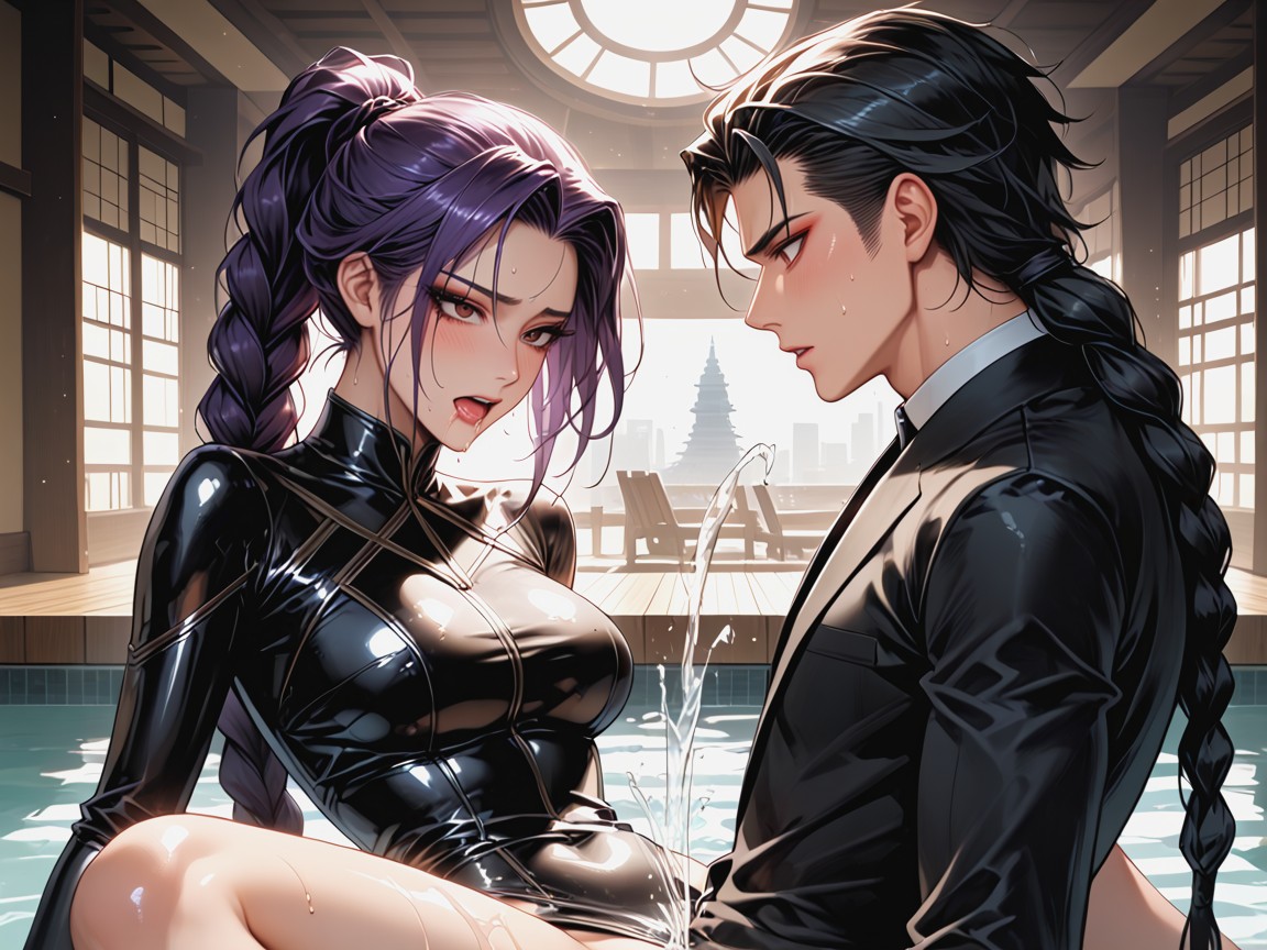 Ultra Detailed, Glossy Lips, Drooling Hentai AI Porn