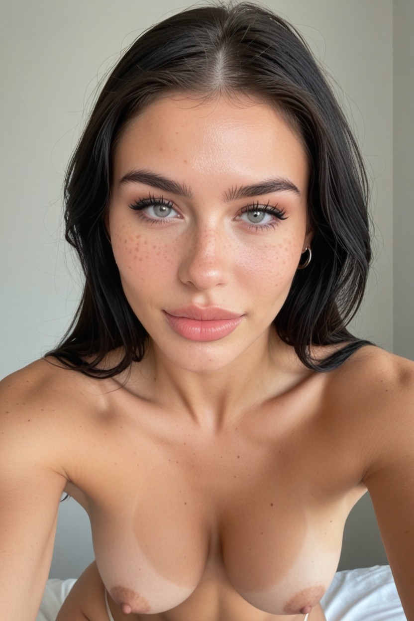 Seductive Look, Wide Eyes, Thick AI Porn