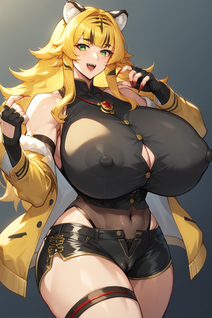 Bagfox, Pumped Up Body, Elbow Gloves Hentai AI Porn