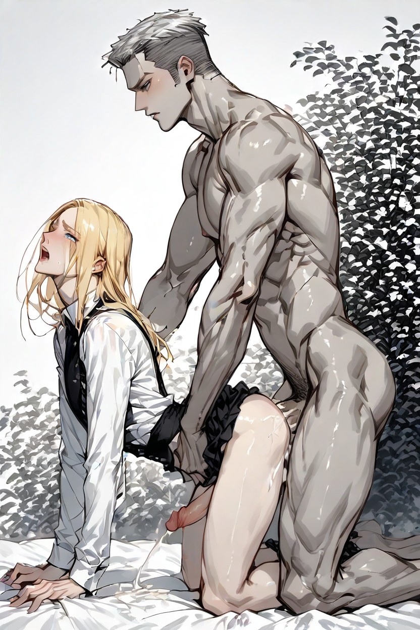 Skinny, Anatomically Correct, Lean Body AI Gay Porn