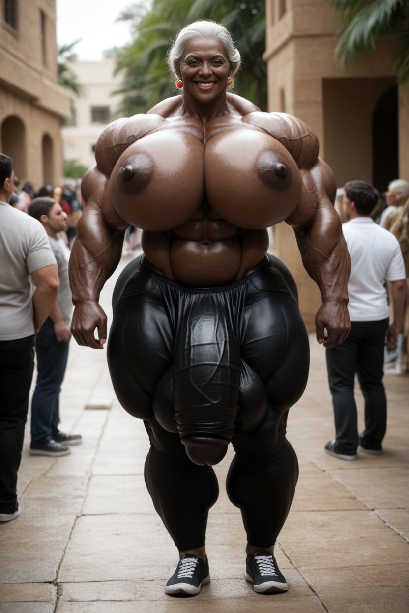 Aztec, Muscular Female, Gigantic Abdominal Obliques Shemale AI Porn