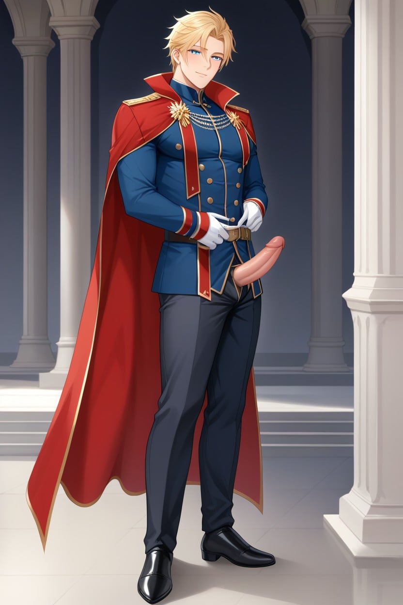 20+, Tall Height, Standing Elegantly AI Gay Porn