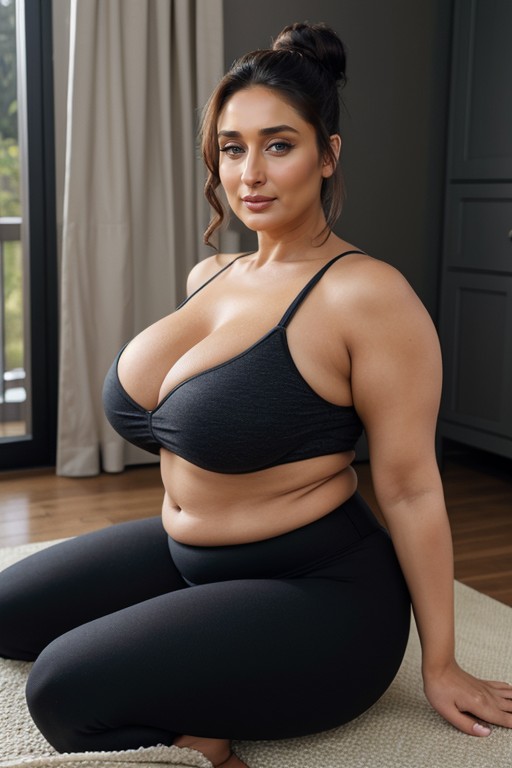 Wide Hips, Dark Makeup, Ssbbw AI Porn