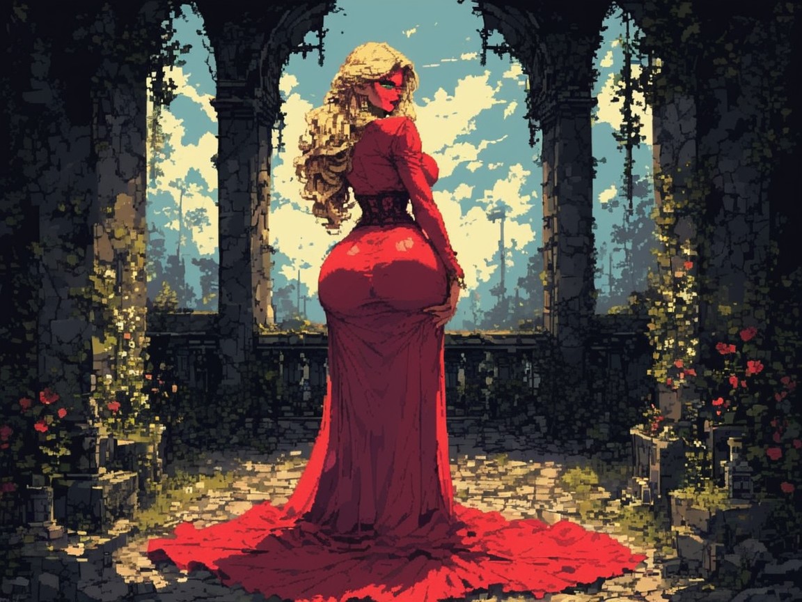 Location Large Bedroom, Ass Jiggles While Woman Walks, Perfect Big Booty AI Porn