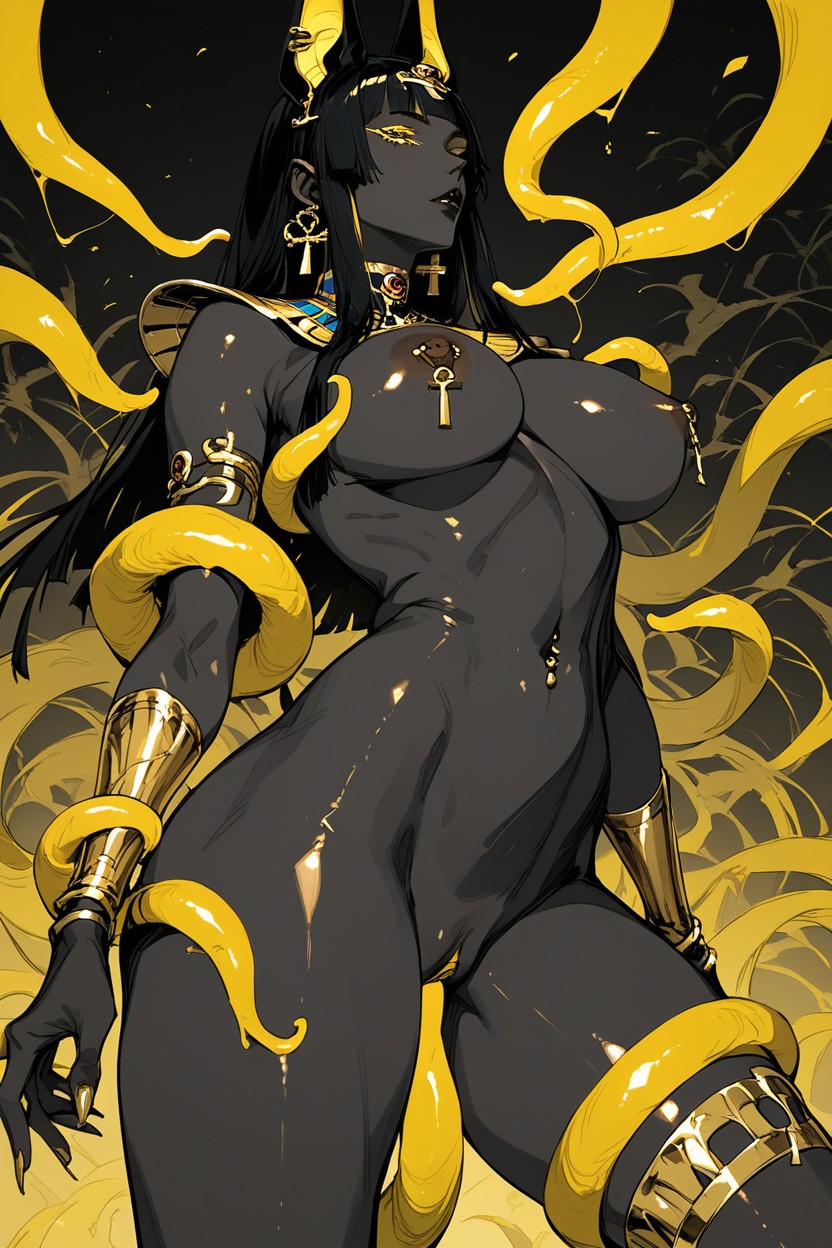Thick Gold Eyelashes, Jewish, Pectoral Hentai AI Porn