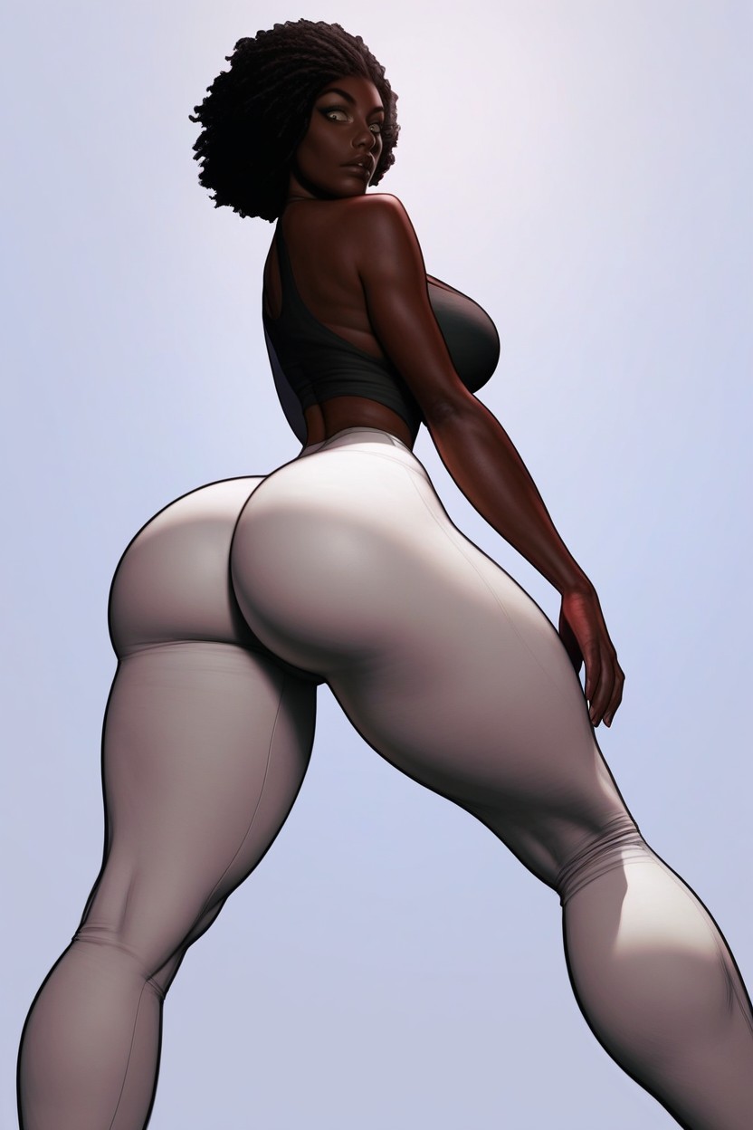 Very Pretty Face, Plain Background, Realistic Skin Texture Porno IA