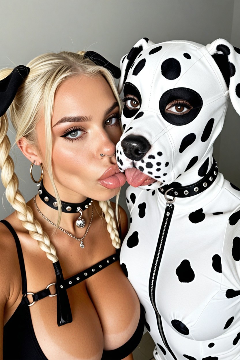 Chained, Nose Hook, Massive Breasts Porno IA