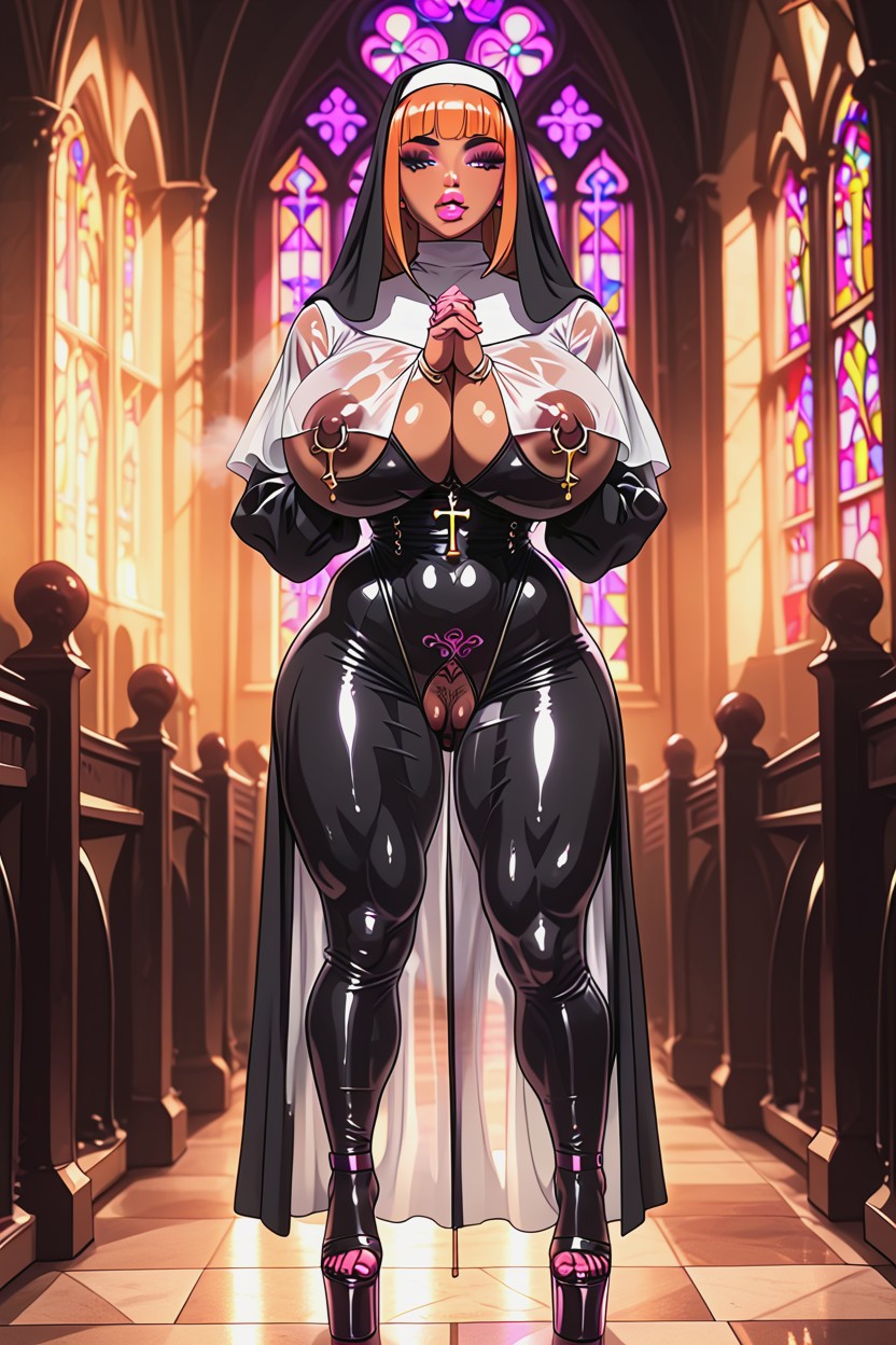 Full Colour, Long Waist, Bangs Hentai AI Porn