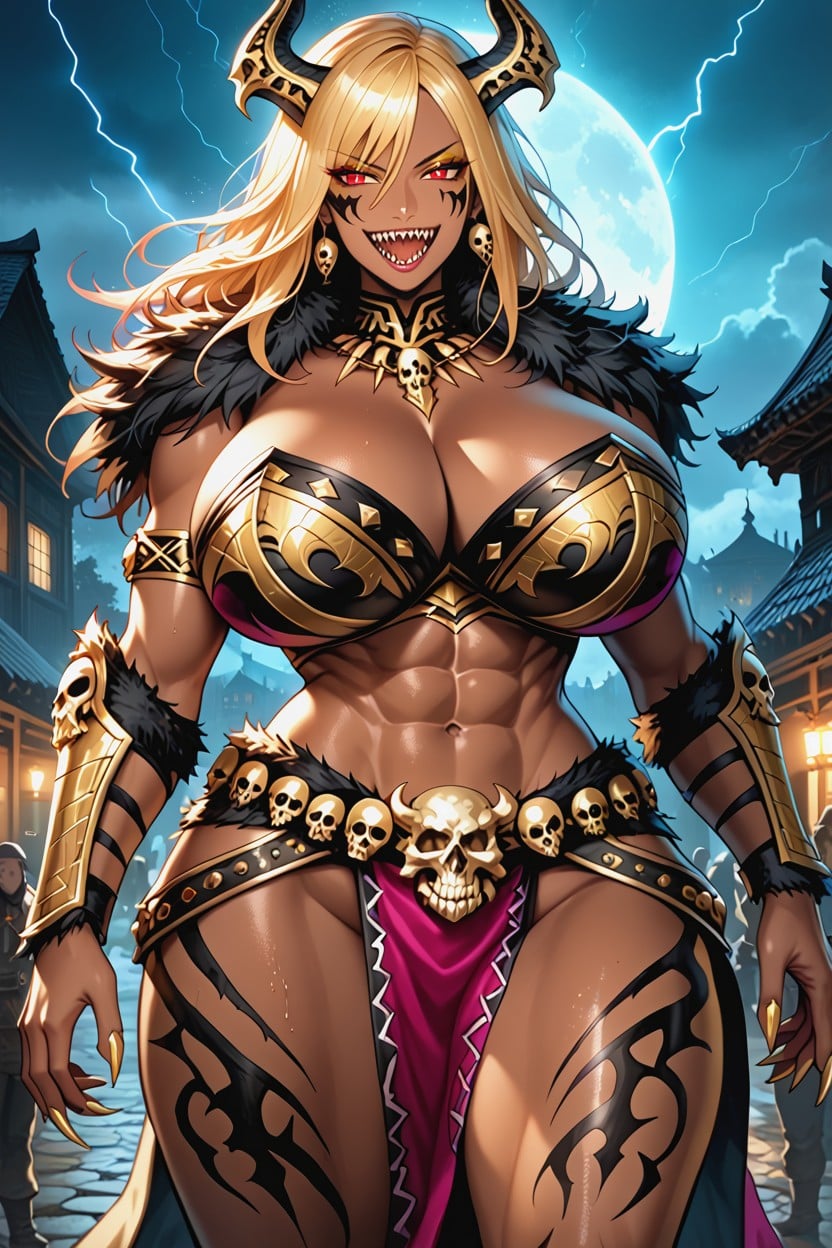 Skull Belt, Nightmare Fuel, Laughing Porno IA