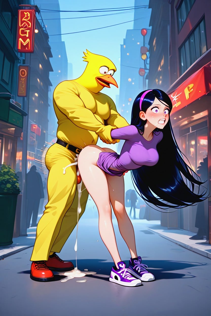 Ideal Body, Eye Wide Open, Being Fucked By Big Bird From Sesame Street Porno IA