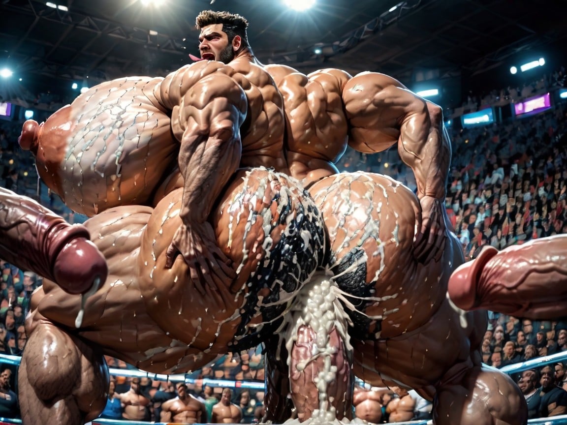 Arms Behind Back, All Hyper Boobs, Erect Penis AI Gay Porn