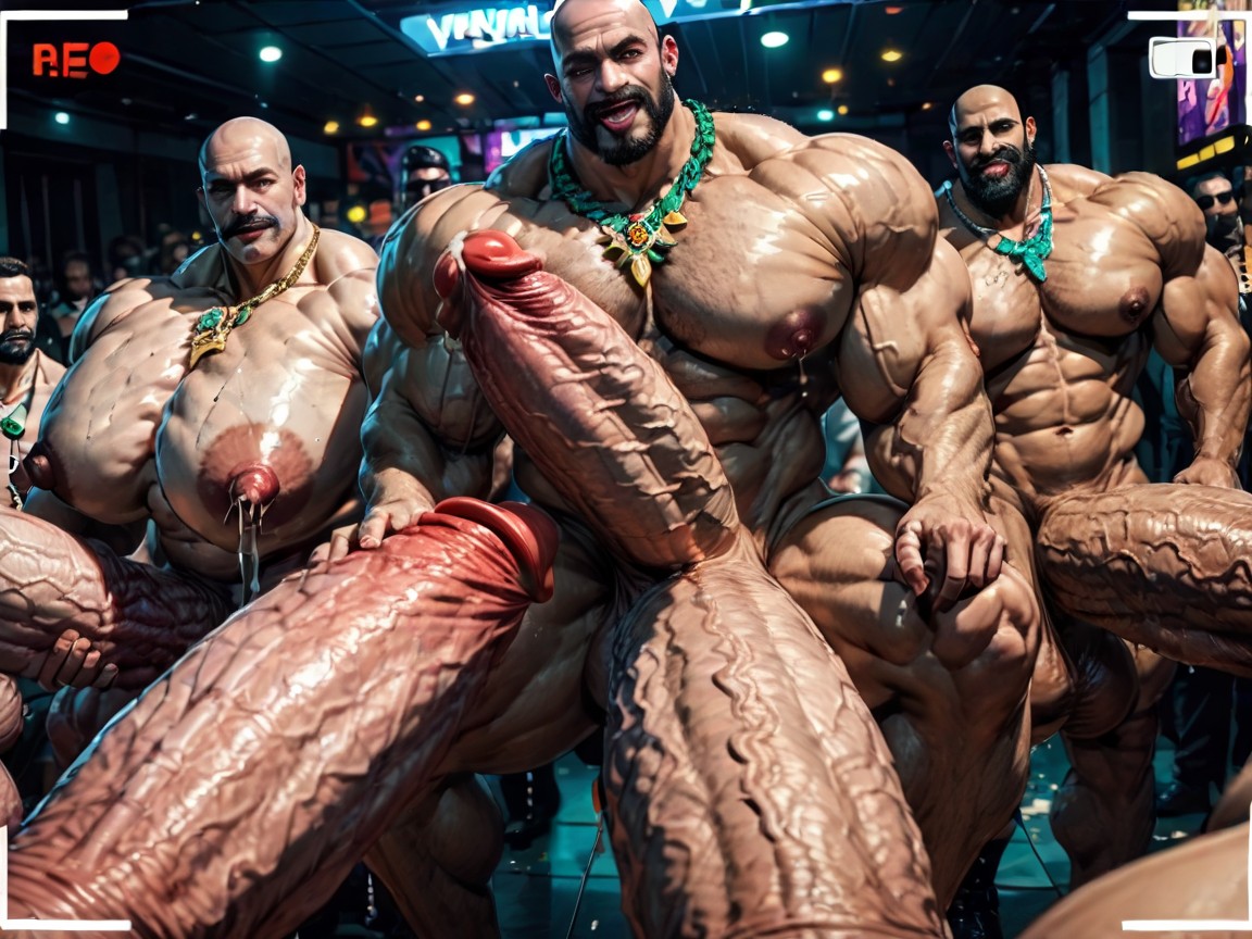 Harem, Extreme Hyper Boobs, Manbald AI Gay Porn