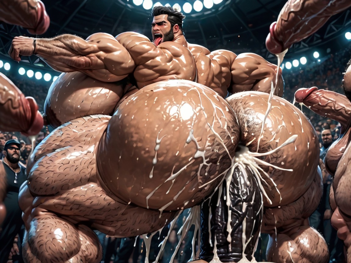 Big Pecs, Wide Angle, Thick Thighs AI Gay Porn