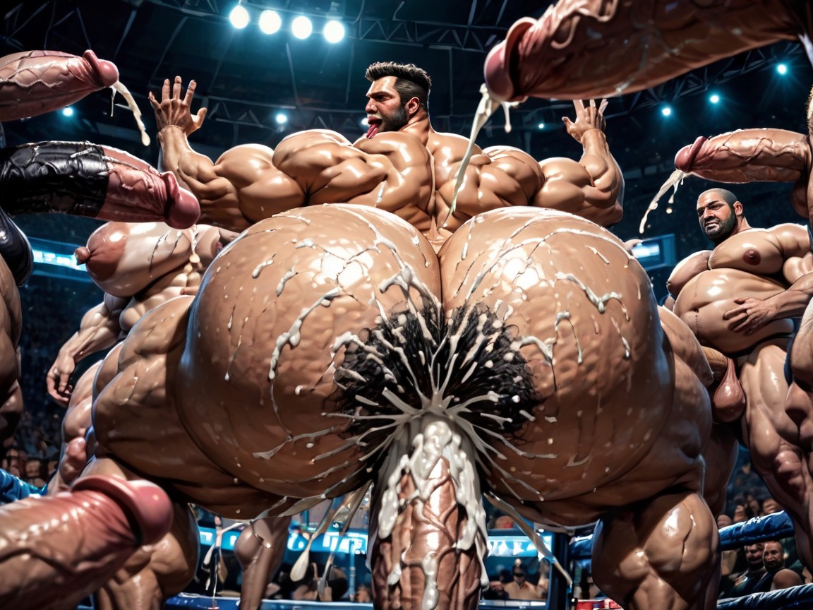 Oversized Hyper Boobs, Man Men Only, All Hyper Breasts AI Gay Porn