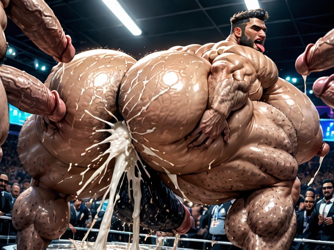 Standing, Erect Penis, Sideburns AI Gay Porn
