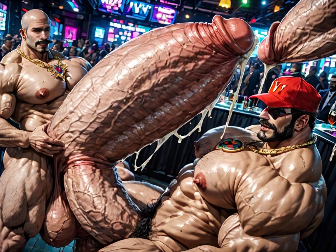 Gay Gangbang, Ahegao, Tongue Out AI Gay Porn