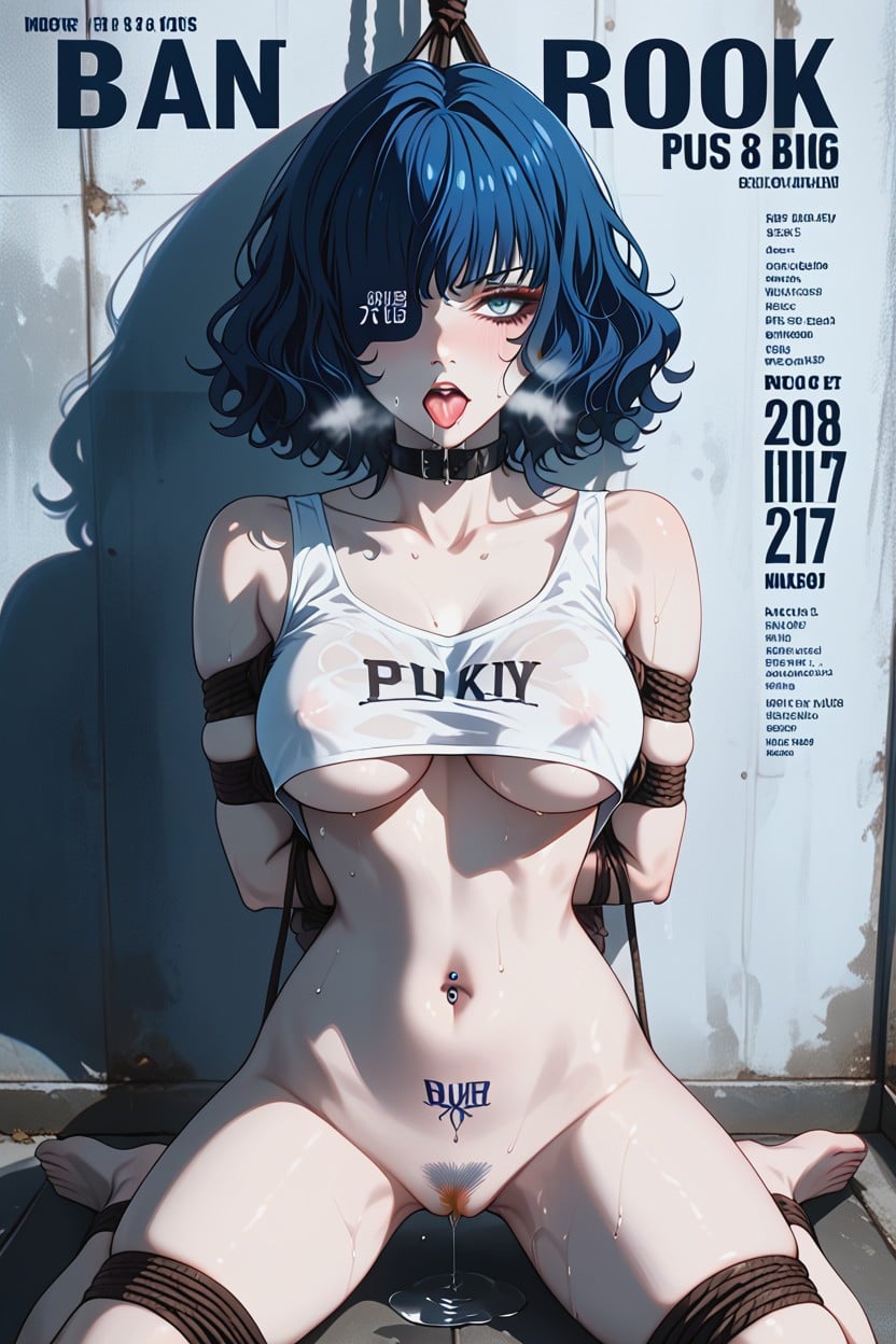 Blush, Soft Shine, Hogtied Hentai AI Porn