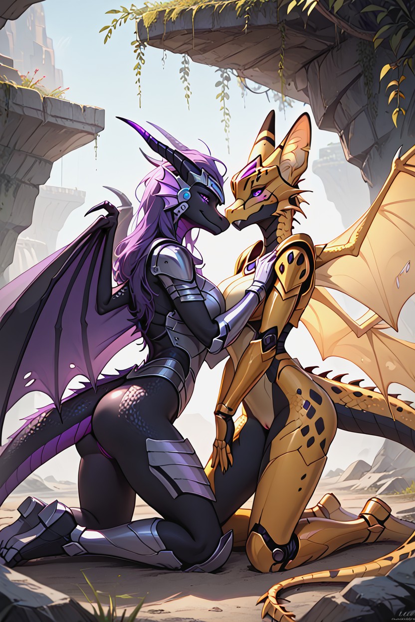 Ender Dragon, Ender, And Ender Dragon Furry AI Porn