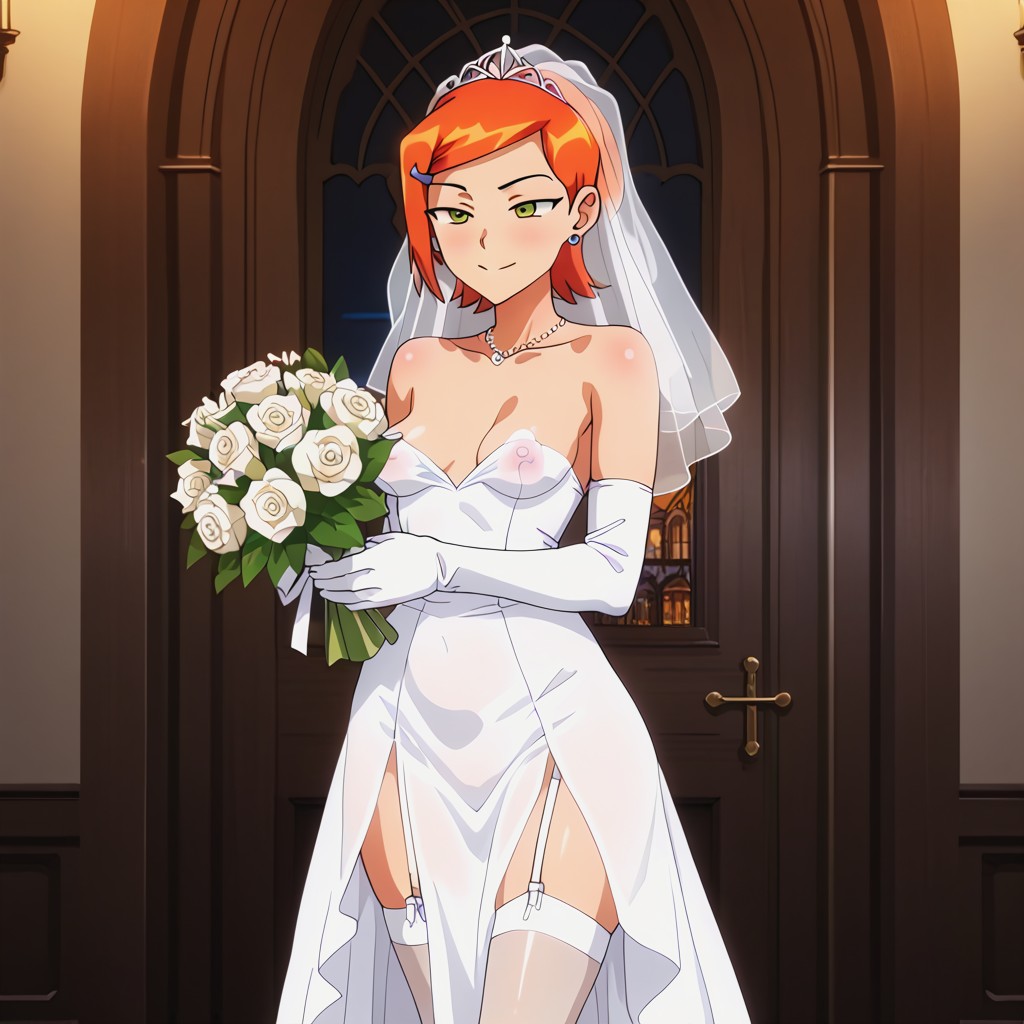 Saggy Breasts, Perfect Face, Waist Shot Hentai AI Porn