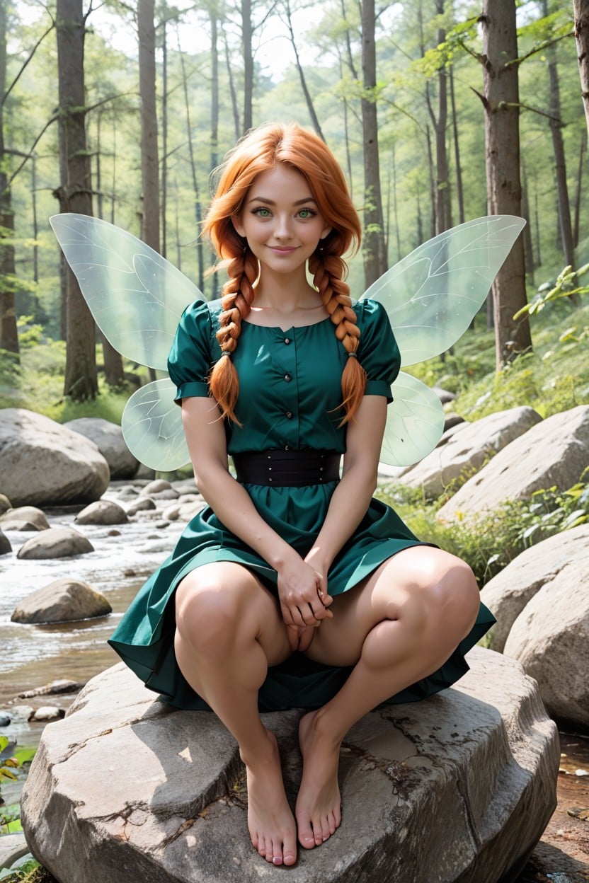 Big Rounded Eyes, Woods, Top Model Body AI Porn