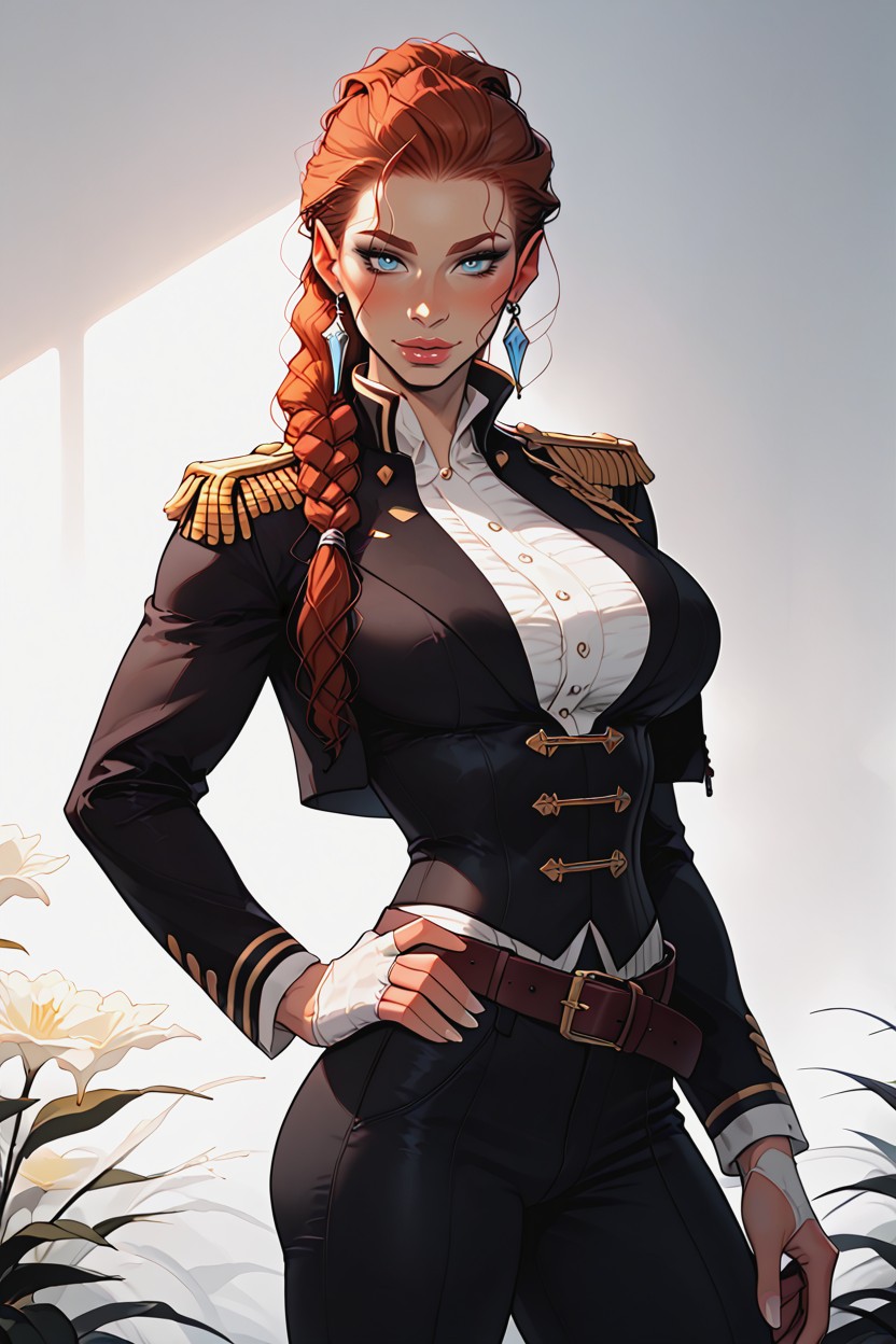 Big Hips, Long Eyelashes, Perfect Body Hentai IA