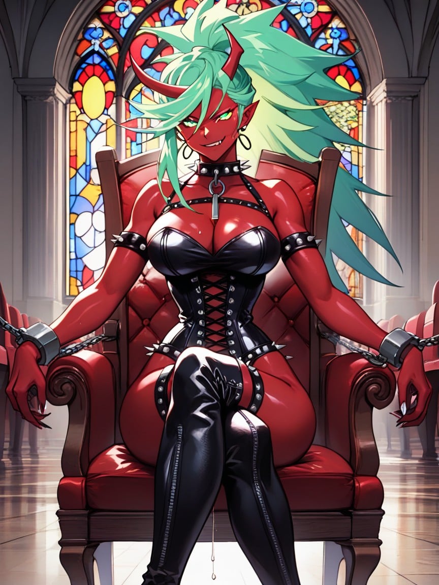 Crotchless, Kneesocks From Panty And Stocking, 1 Persona Hentai IA