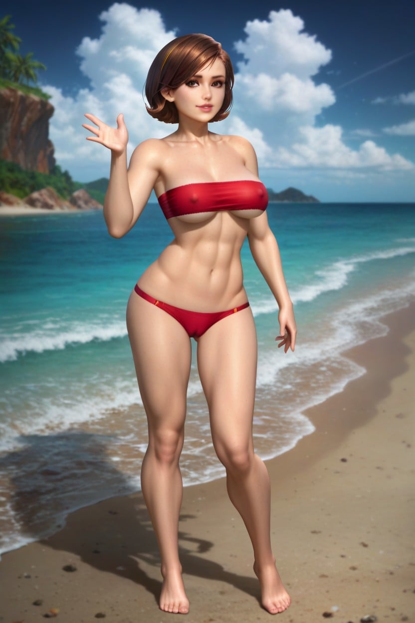 Correct Number Of Fingers, Naked, Erect Nipples Hentai AI Porn