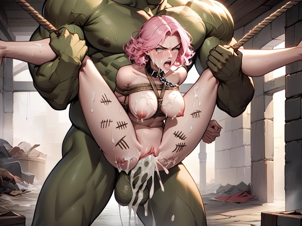 Acostado Sobre El Estómago, Musculosa, She Wants To Stop Hentai IA