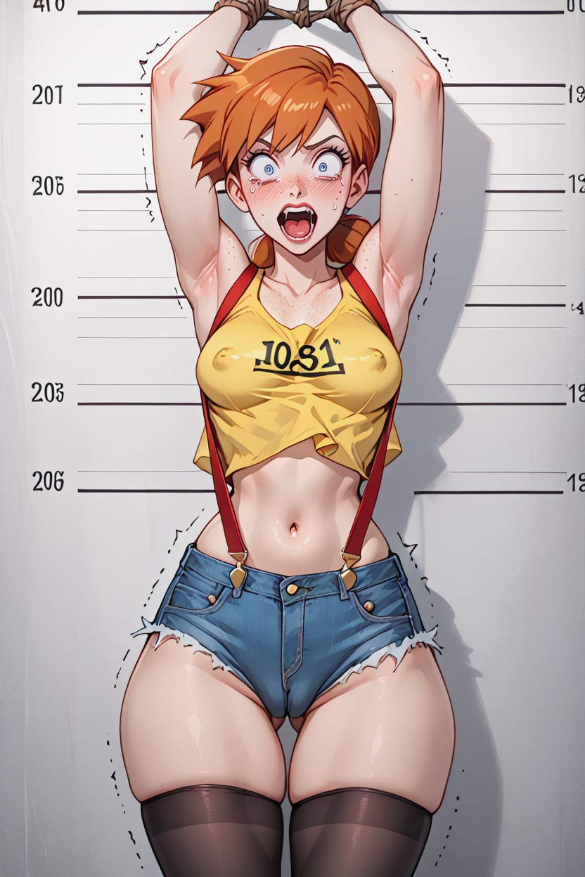 Crazy Eyes, Freckles, Mugshot AI Porn