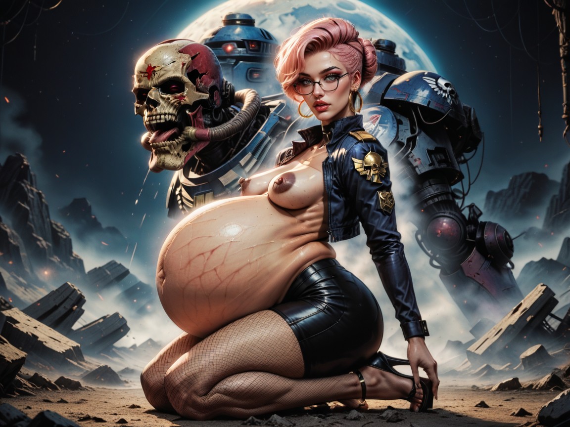 Juicy Lips, Muscle Legs, Hdr AI Porn