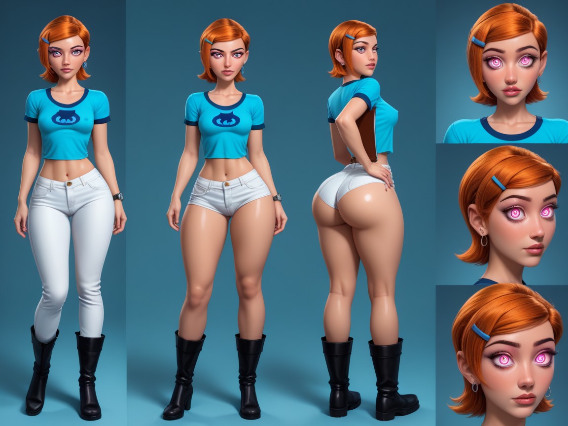 Detailed Face And Eyes On Female, Pixar Face, Cgi Hentai AI Porn