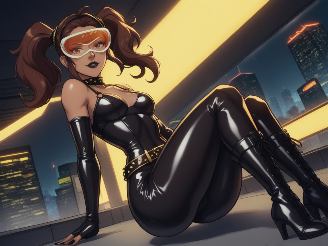 Rooftop, Spy Camera, Tight Round Ass Latina AI Porn