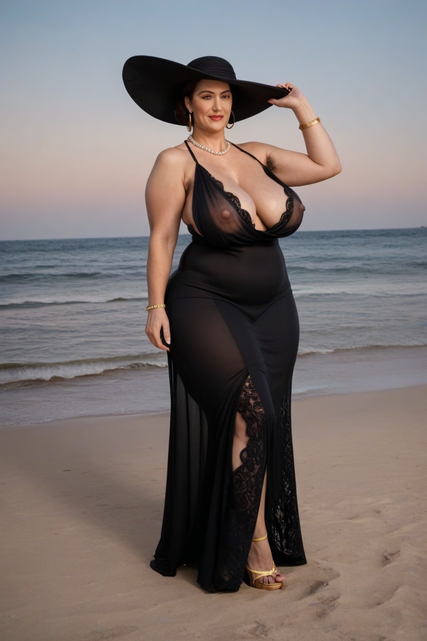 Ultra Hd, Fingers And Toes Details, Erected Light Brown Nipples Porno MILF IA