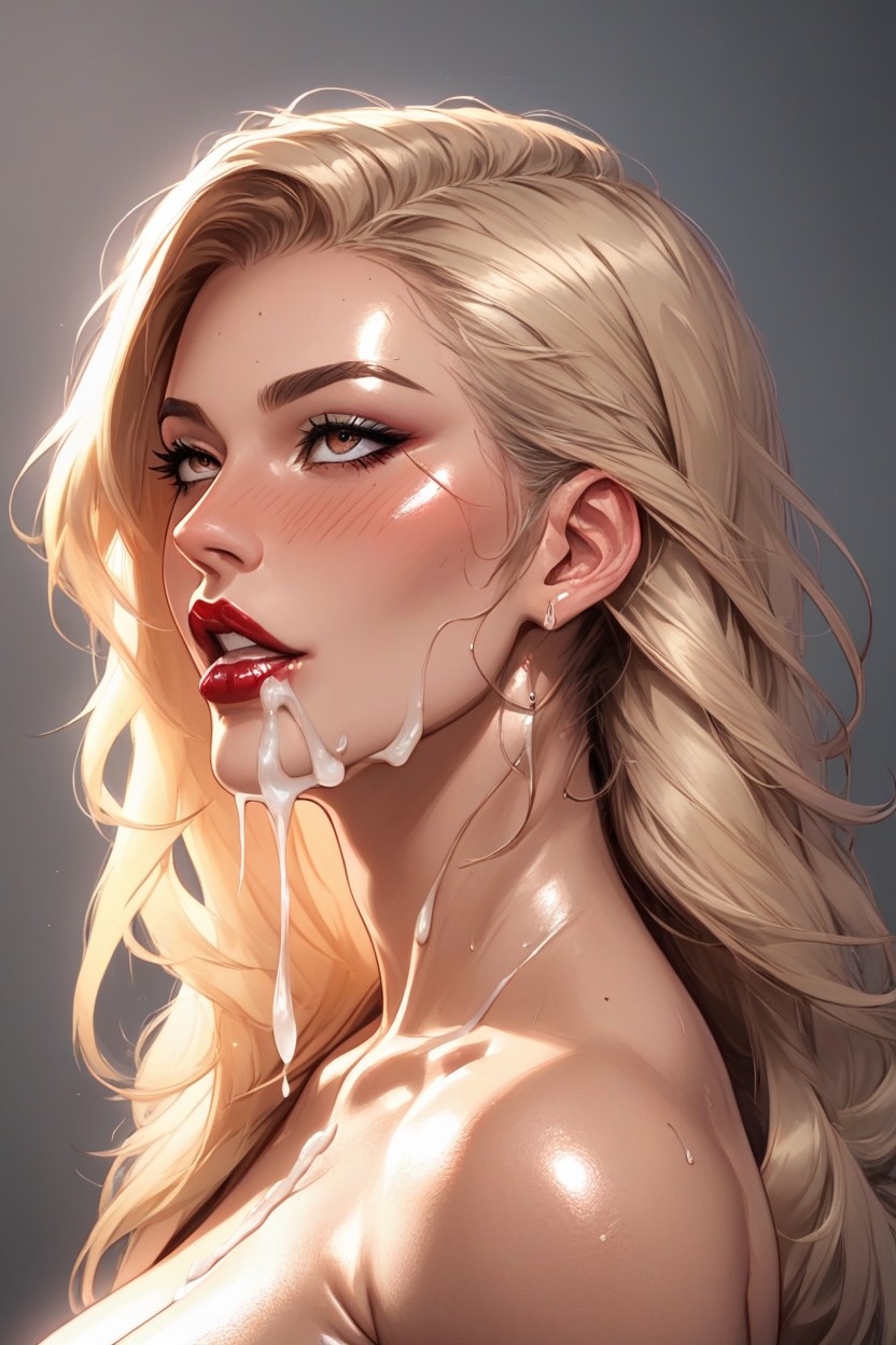 Tan Skin, Seductively, Perfect Skin AI Porn