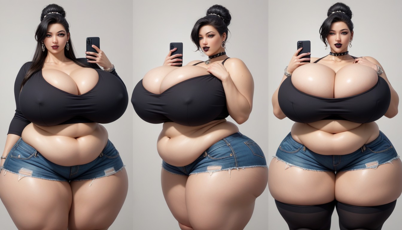 She Gains Massive Amounts Of Weight On Purpose To Enlarge Her Ultra Ultra Mega Hyper Fat Sexy Body, Muslos Gruesos, Mega Fat Gothic Porno BBW IA