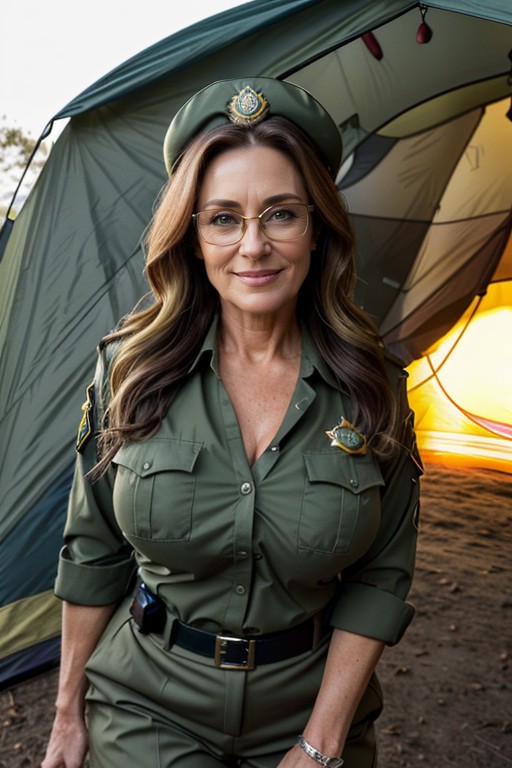 Dusk, Entering Tent To Have Sex With Viewer, Fifty Five AI Porn