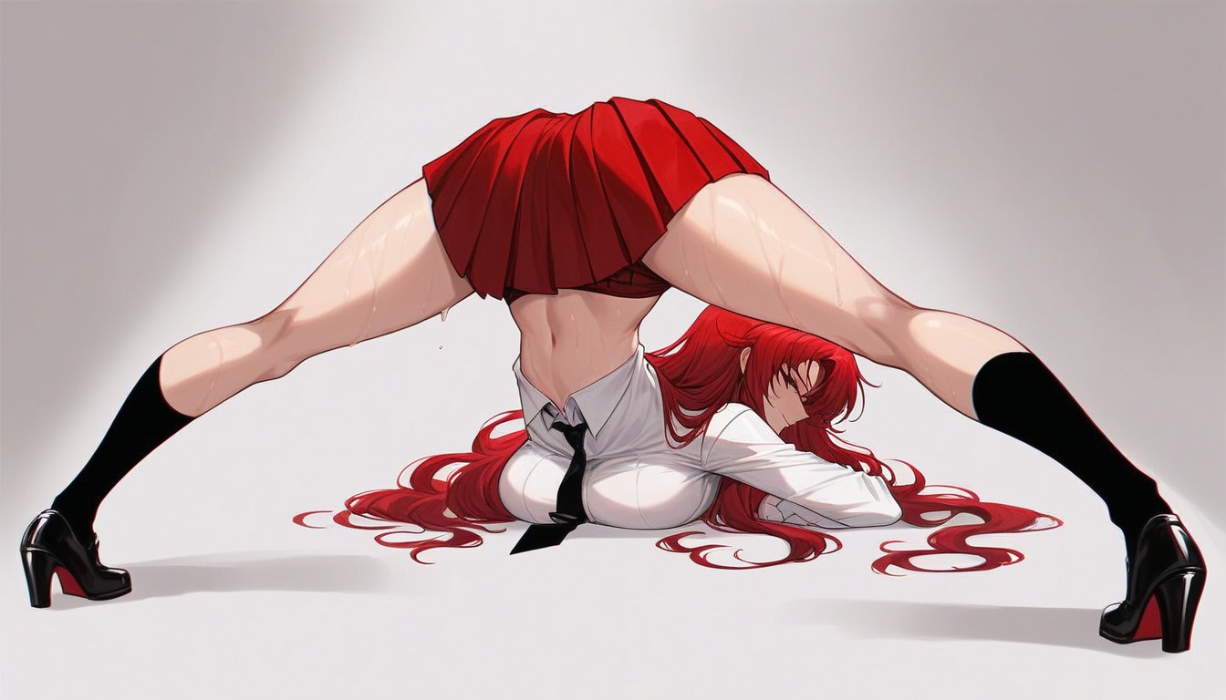 Long Legs, Seductive Eyes, Black Tie Hentai AI Porn