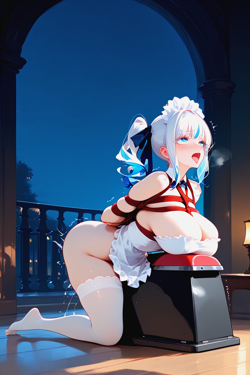 Brazos Detrás De La Espalda, Ultra Detailed, Bent Over Hentai IA