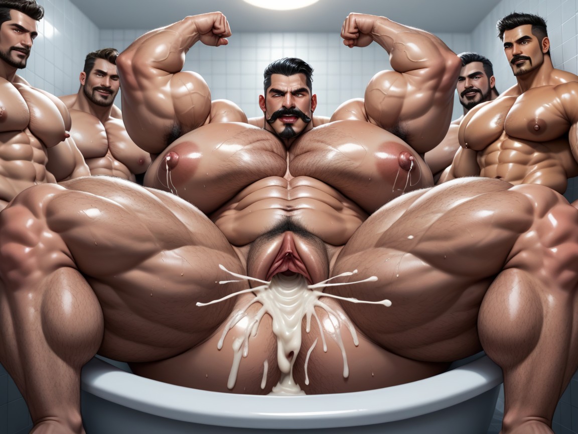 Cum Covered Ass, Harén, Hyper Bulky Porno IA