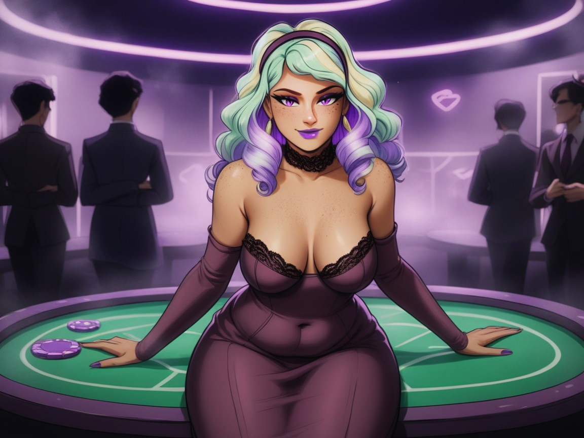 Afterimage, Rounded Hips, Blurred Crowd ラティーナAIエロ