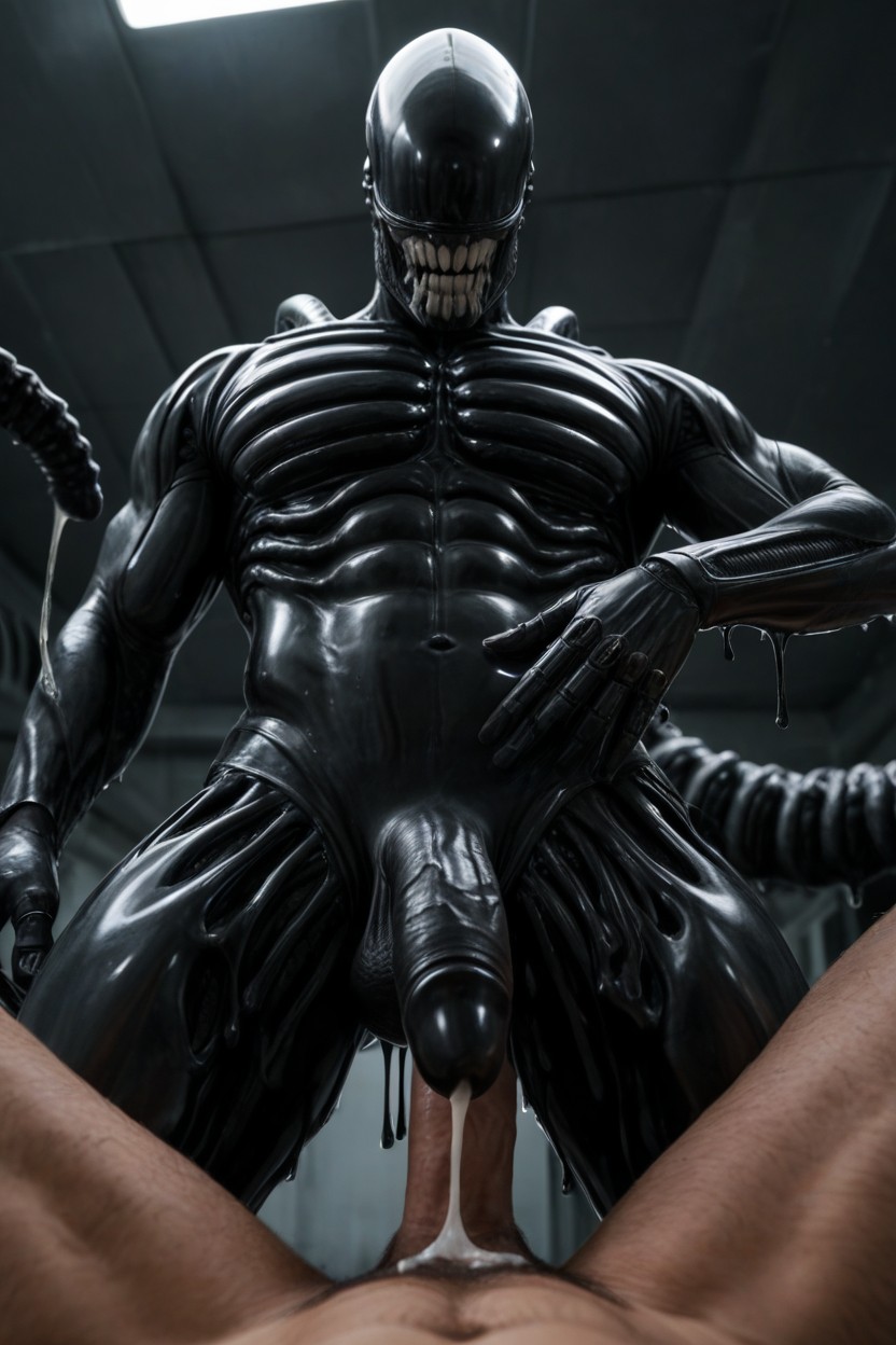 Pools Of Goo, Black Goo Everywhere, Large AI Gay Porn
