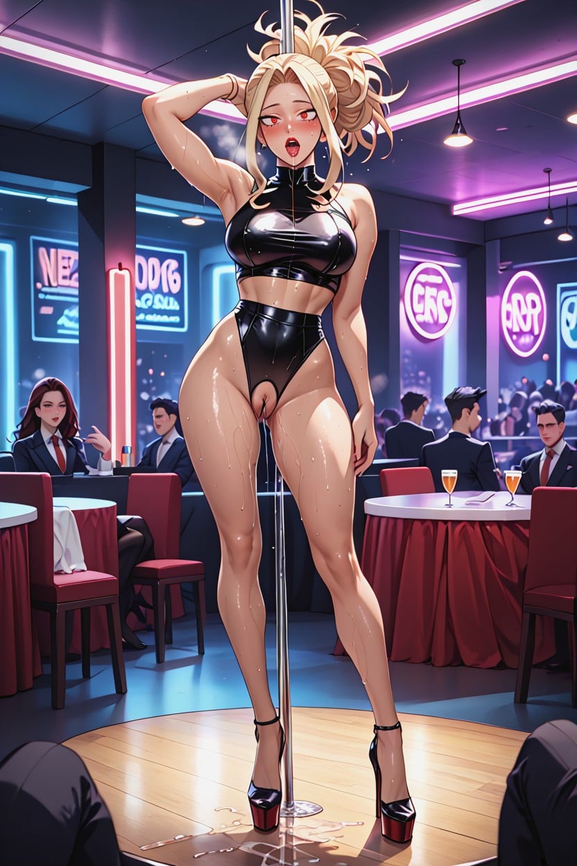 Strip Club, Wide Eyes, Perfect Eyes Hentai AI Porn