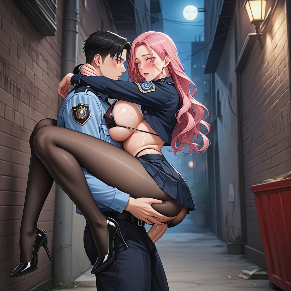 Large Breast, Dumpster, Erect Nipples Porno IA Hentai