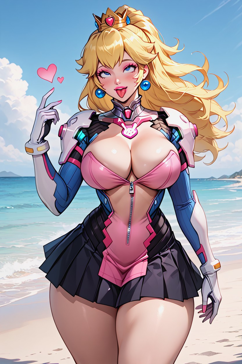 Happines, Very Wide Hips, Rose Top Clothing Hentai AI Porn