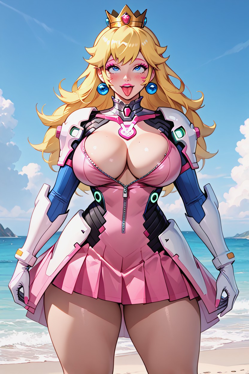 Muslos Gruesos, Golden, Rolling Eyes Hentai IA