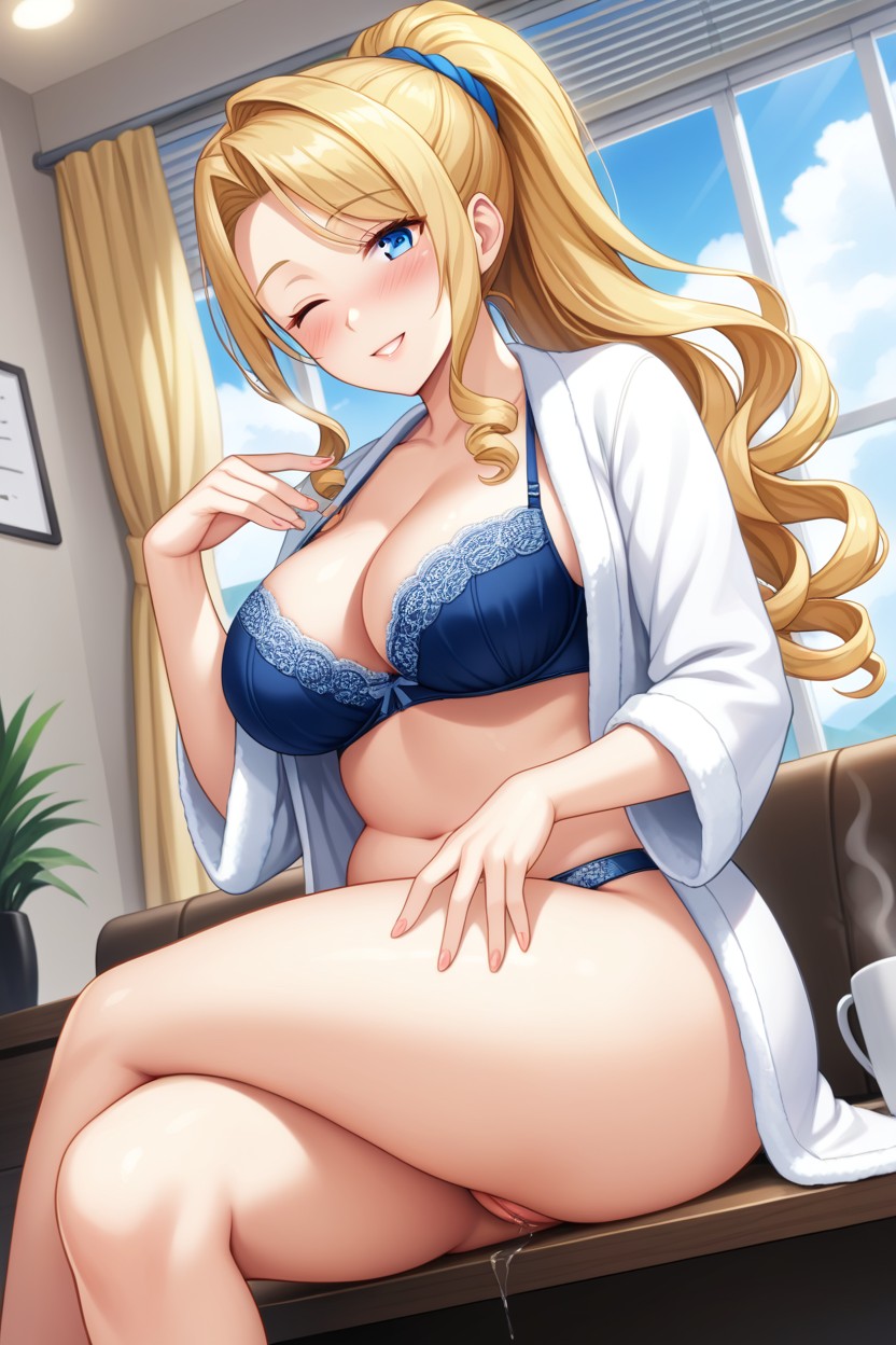 Side View, Clouds, Sunrise Hentai AI Porn