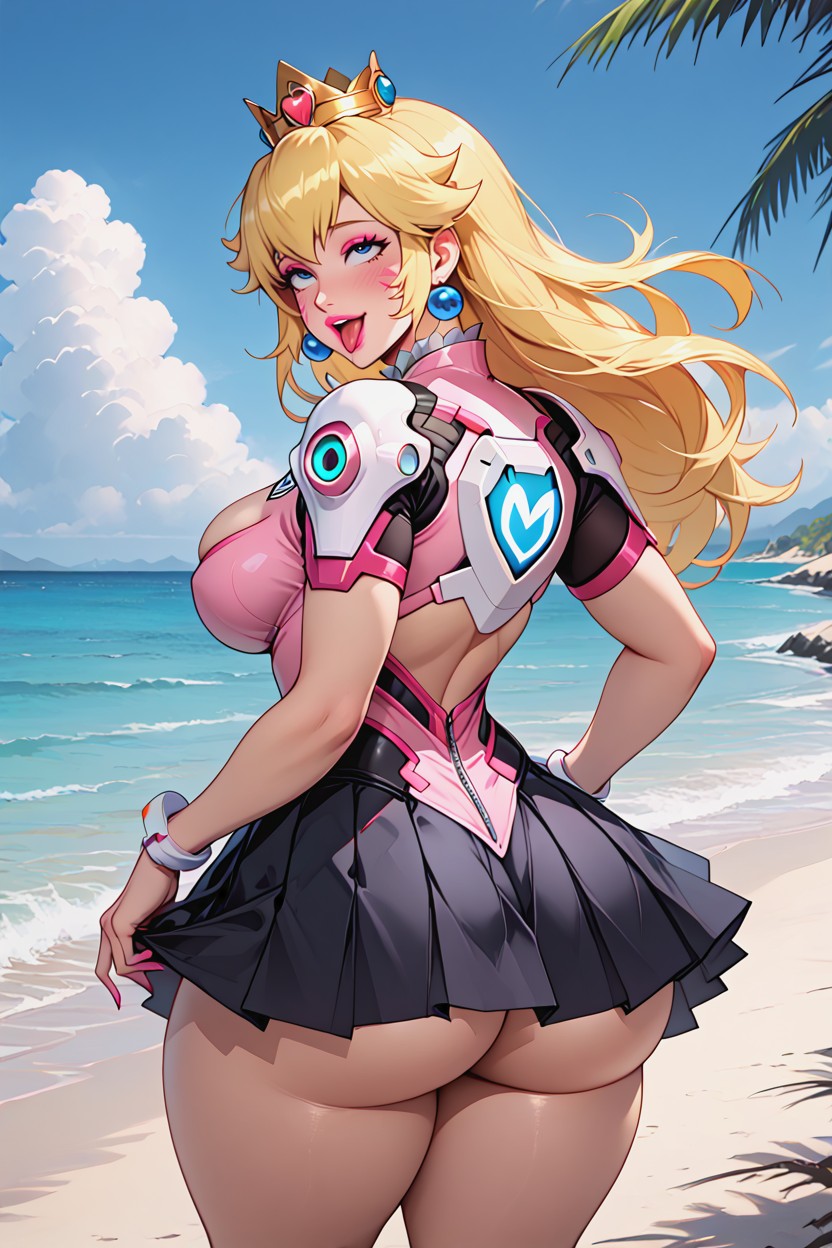18+, Massive Hips, Yellow Hair Hentai AI Porn