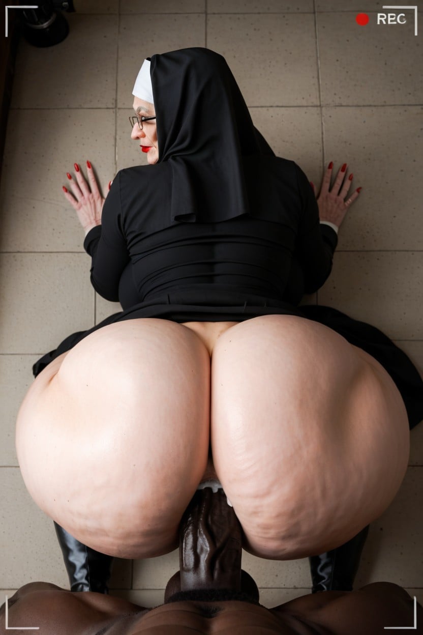 Wide Hips, Ssbbw Granny, Full Body AI Porn