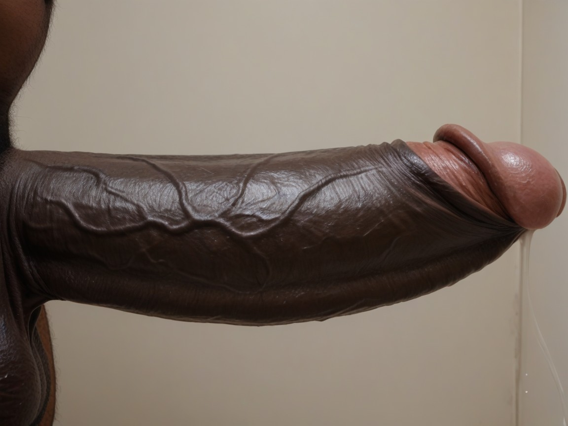 Hyper, Clubshaped Penis, Close Up AI Gay Porn